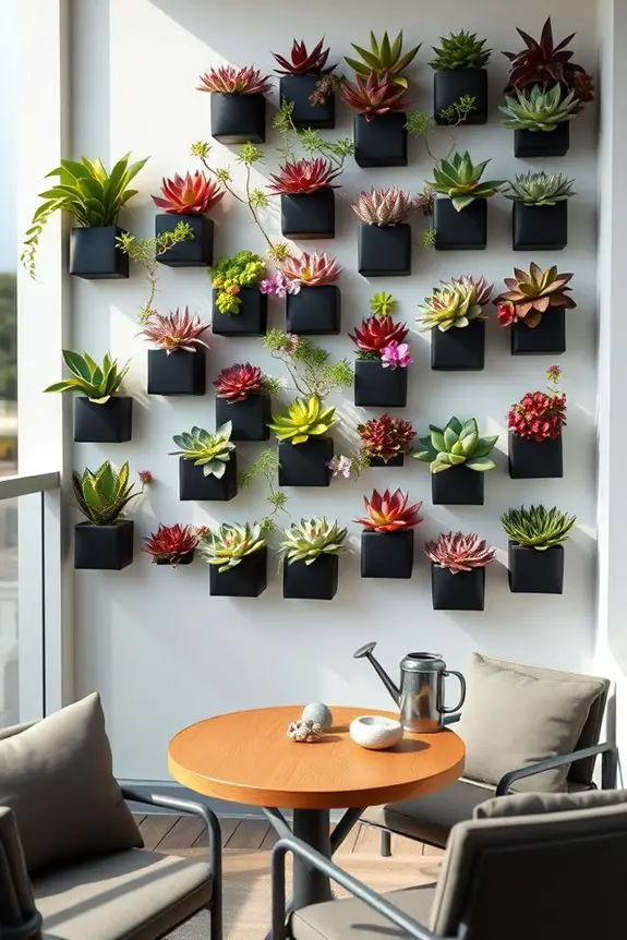 succulent wall garden maintenance