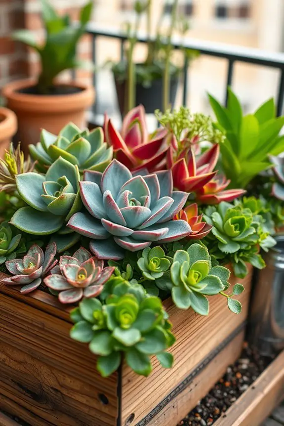 succulents and vegetables combined