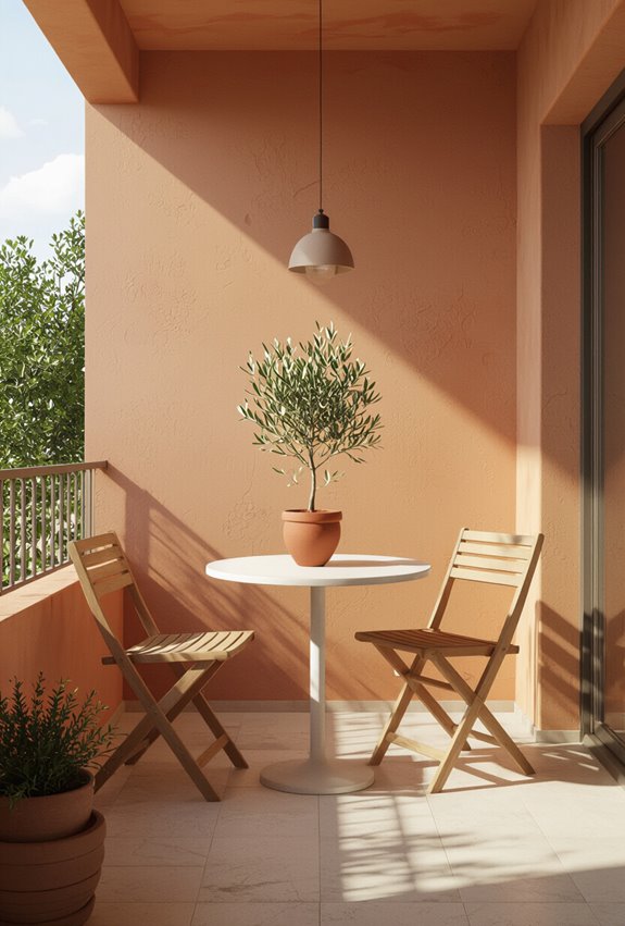 sun warmed terra cotta charm