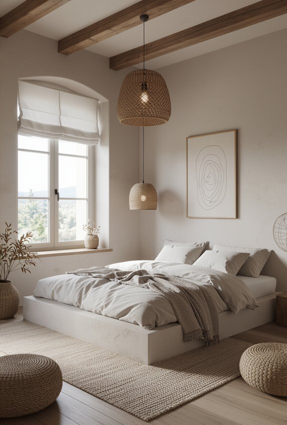 sun warmed textured limewash walls