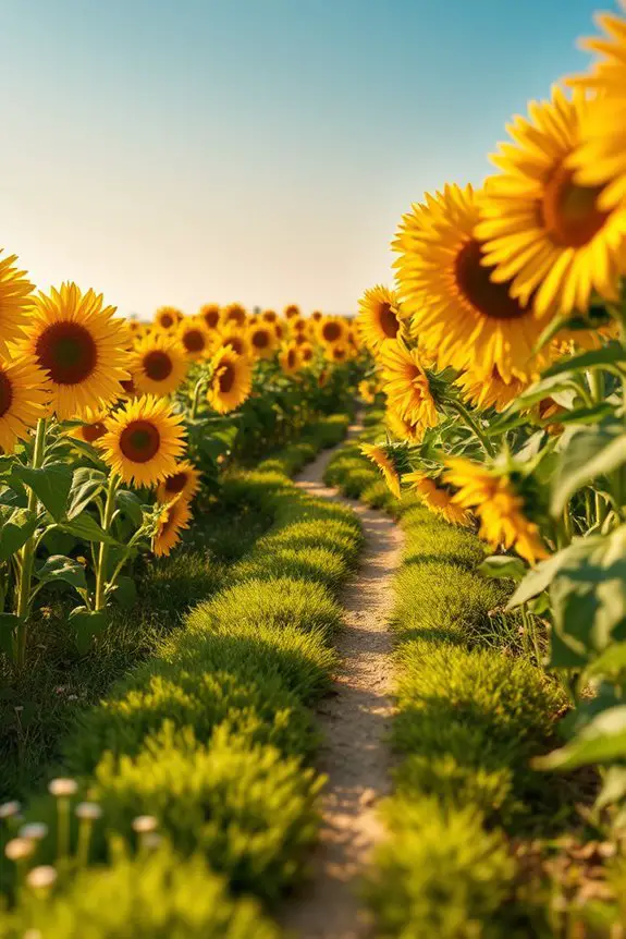 sunflower field photo shoot