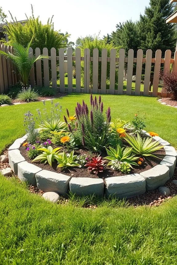 sunken garden bed benefits