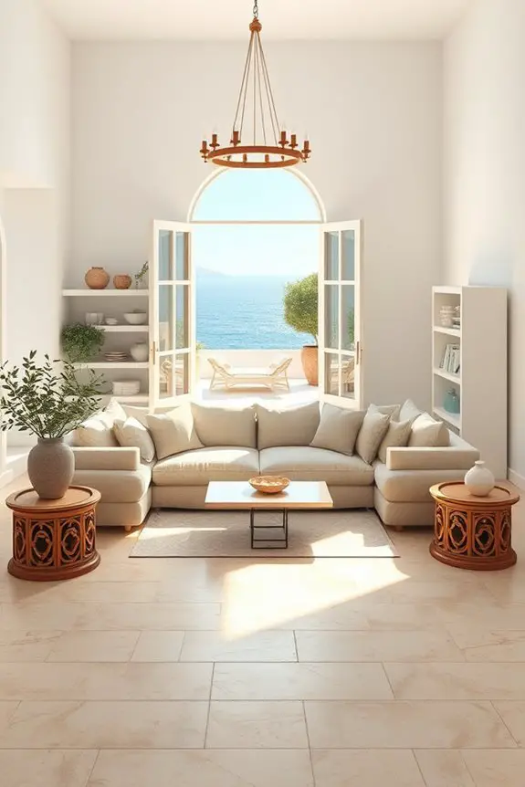 sunlit airy living spaces
