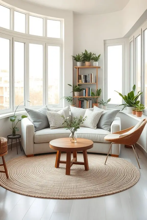 sunlit balcony retreat design