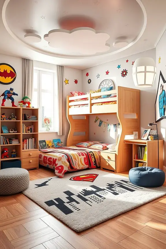 superhero themed adventure room