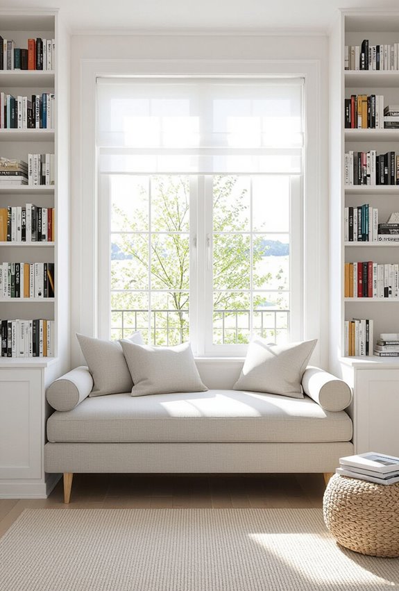 supportive reclining reading nook