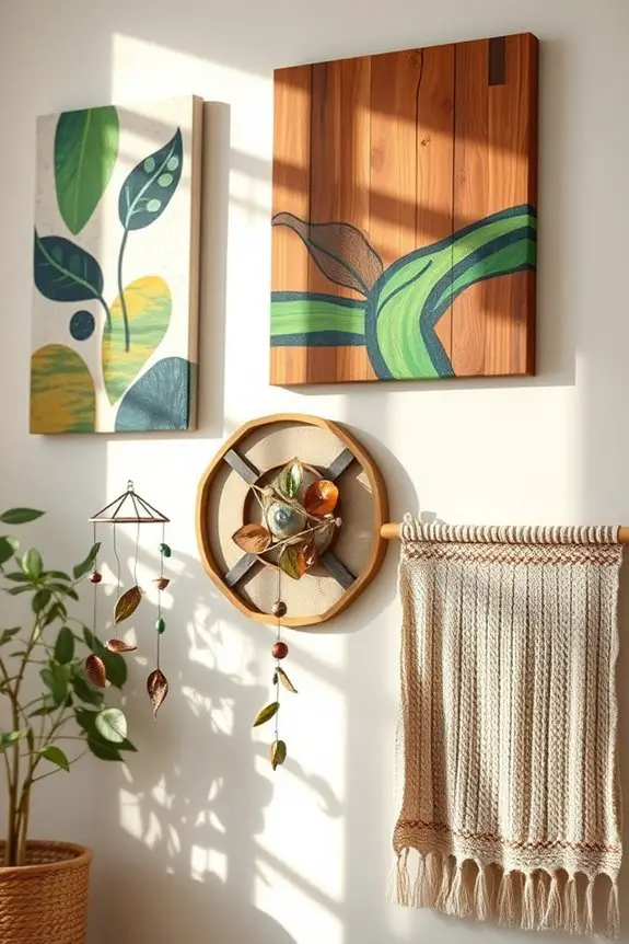 sustainable art from recycling
