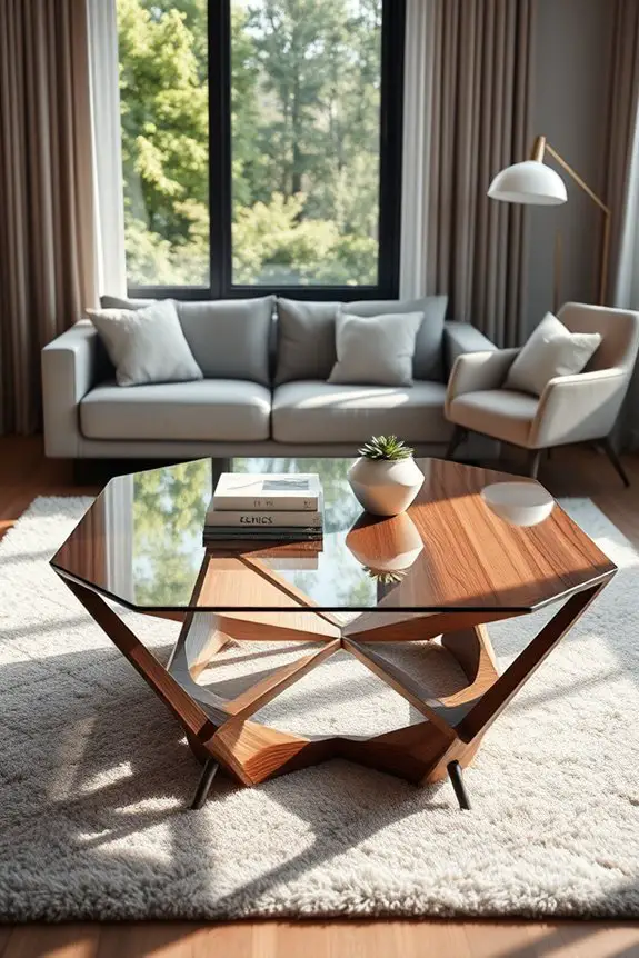 sustainable artistic coffee table designs