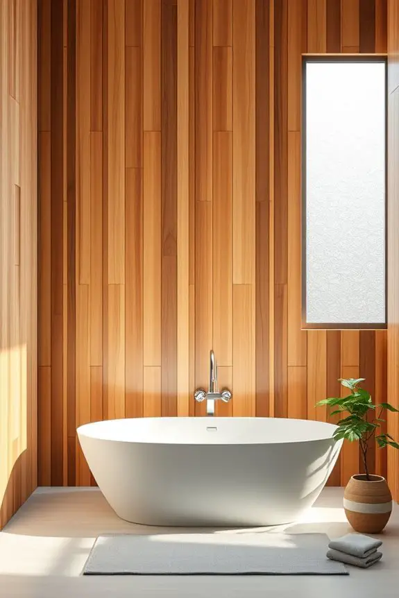 sustainable bamboo bathroom panels