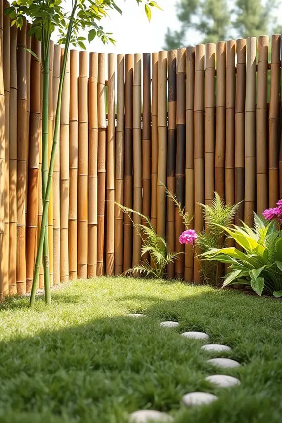 sustainable bamboo fencing options