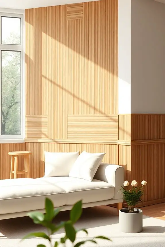sustainable bamboo wainscoting elegance
