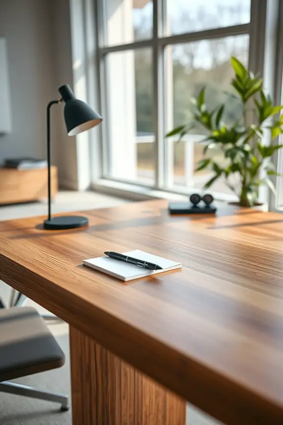 sustainable bamboo workspace elegance
