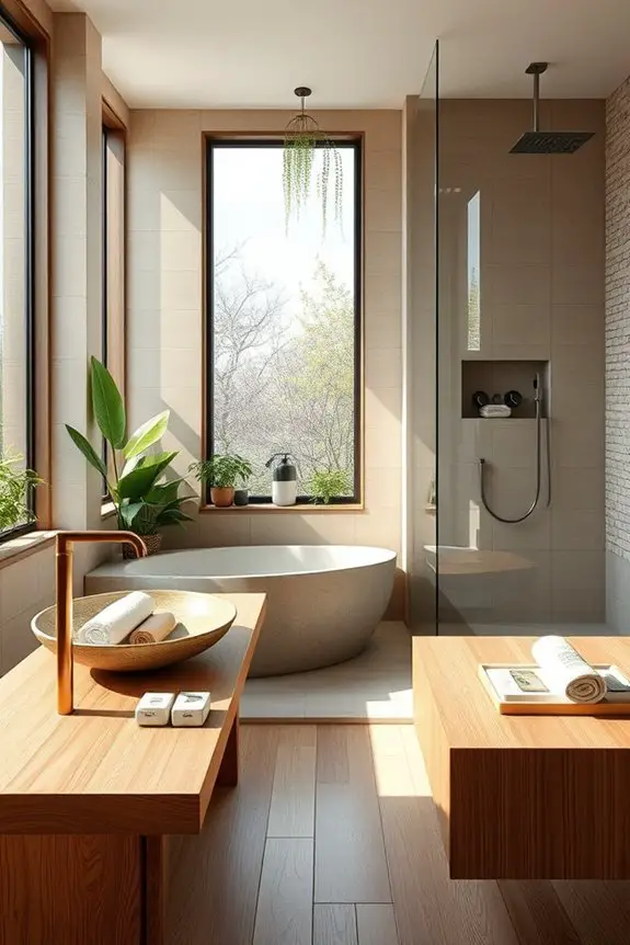 sustainable boutique hotel bathrooms