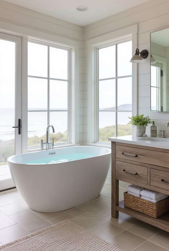 sustainable cottage bath materials
