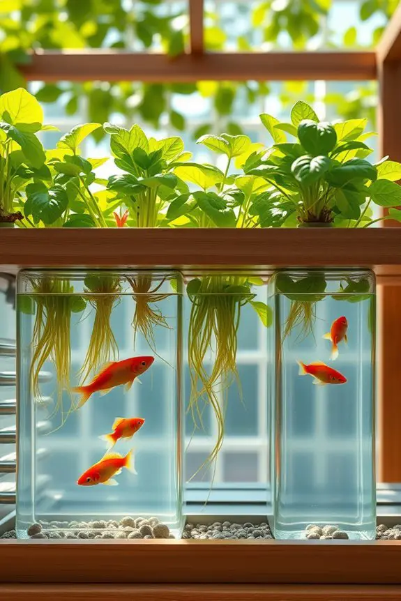 sustainable fish and plants