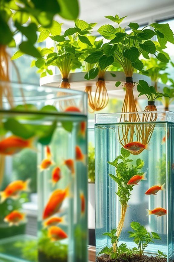 sustainable fish plant gardening system