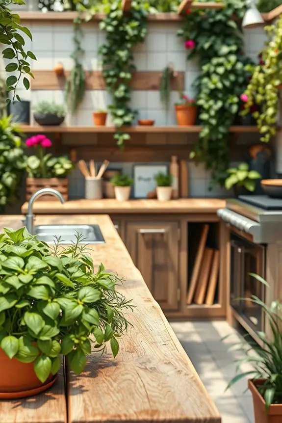 sustainable garden kitchen design