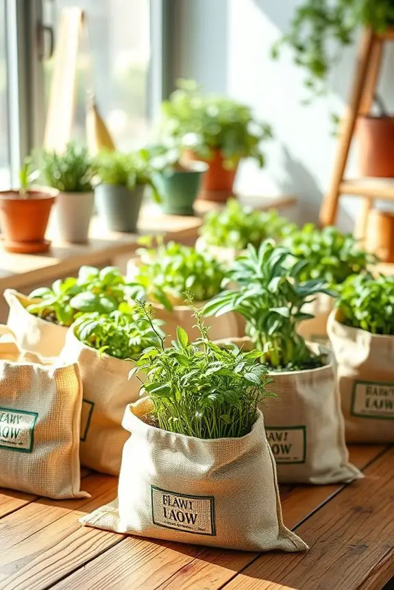 sustainable gardening with grow bags