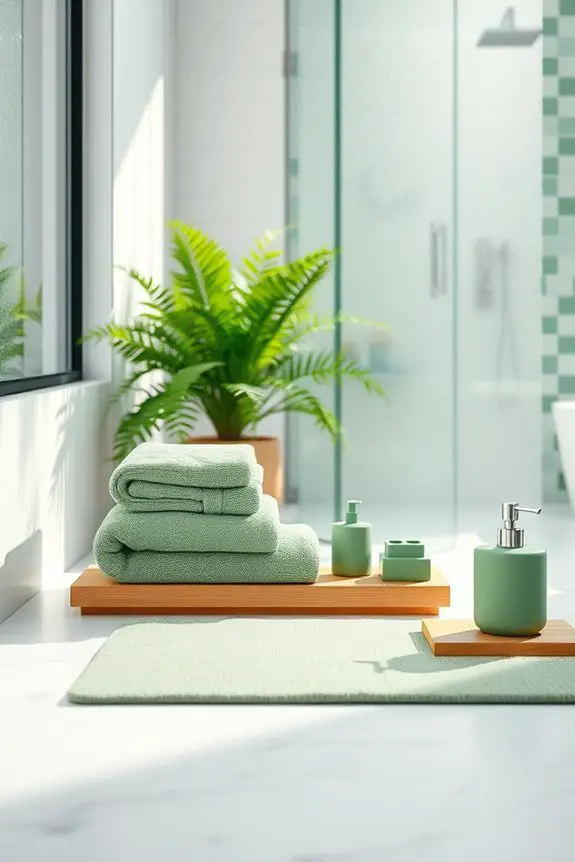 sustainable green bath accessories