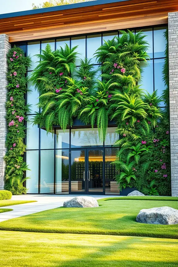 sustainable green gym facades