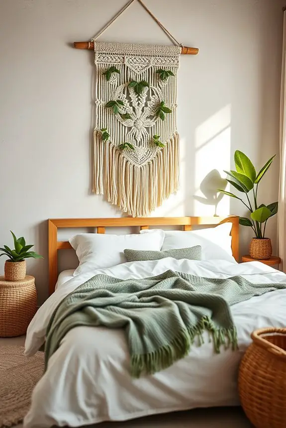 sustainable handmade macram decor