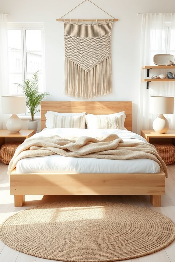 sustainable minimalist bed frame