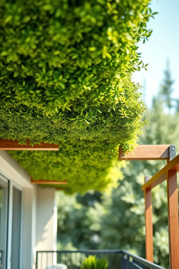 sustainable outdoor green oasis