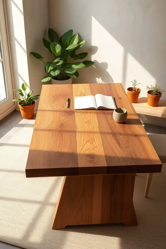 sustainable reclaimed wood desks
