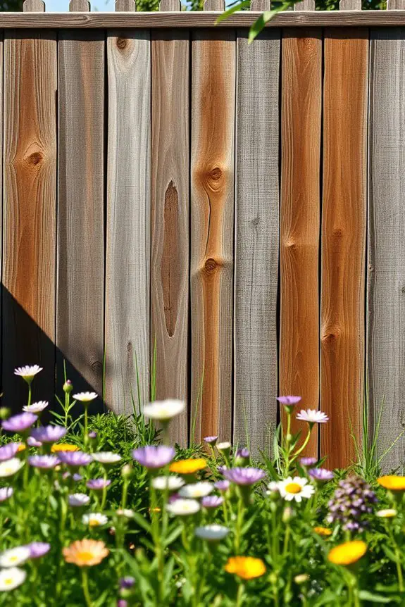 sustainable reclaimed wood fence