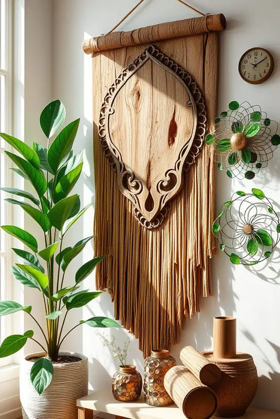 sustainable recycled art pieces