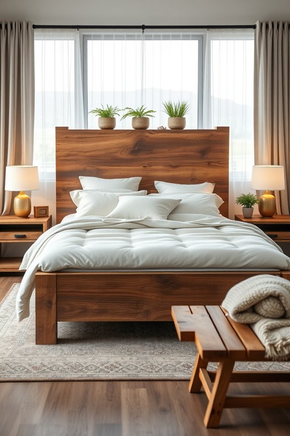 sustainable rustic wood elegance