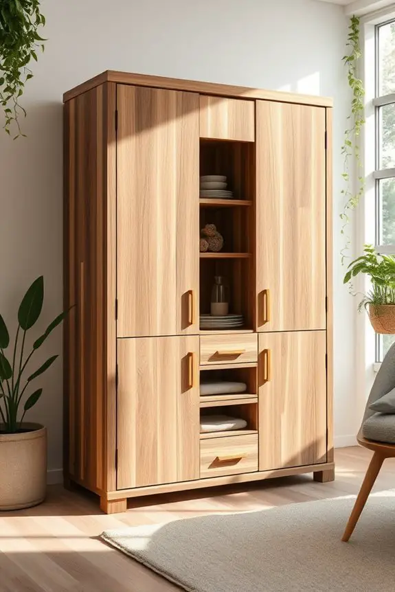 sustainable sliding door cupboards