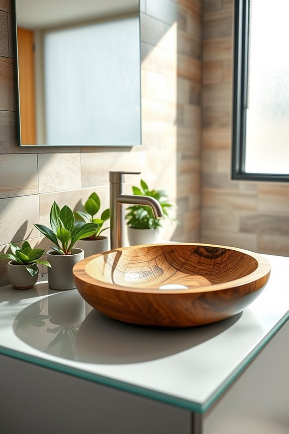 sustainable stylish bathroom sinks