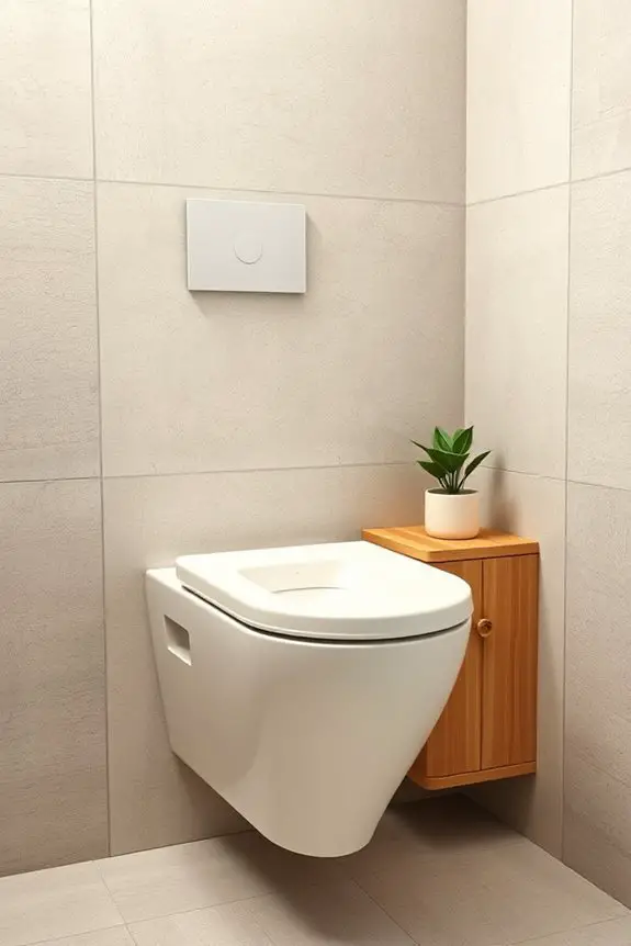 sustainable toilet design materials