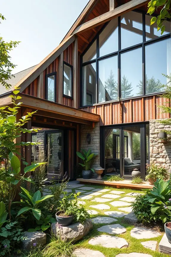 sustainable unique recycled construction materials