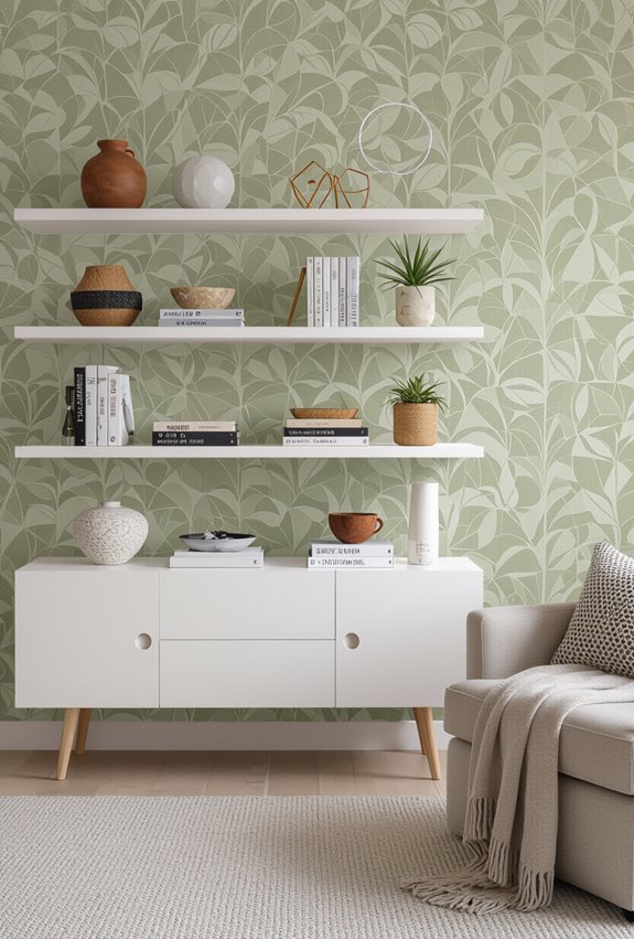 sustainably printed low voc wallpaper