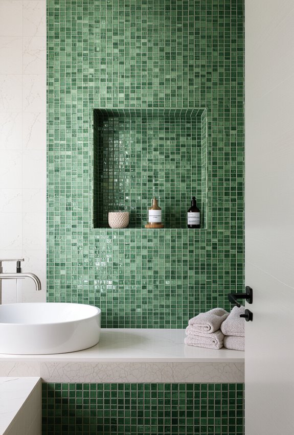 sylvan green mosaic niche