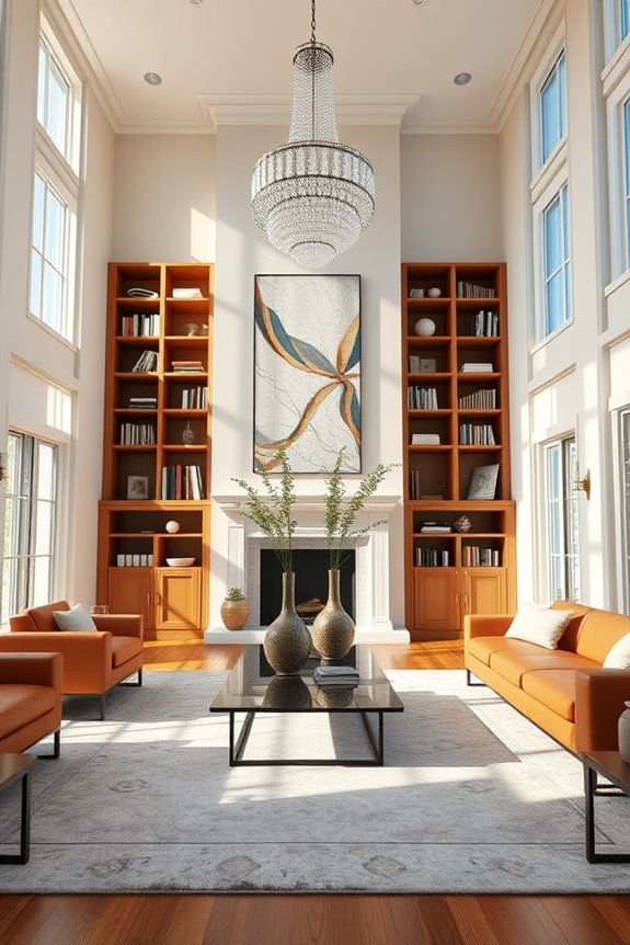 symmetrical furniture for balance
