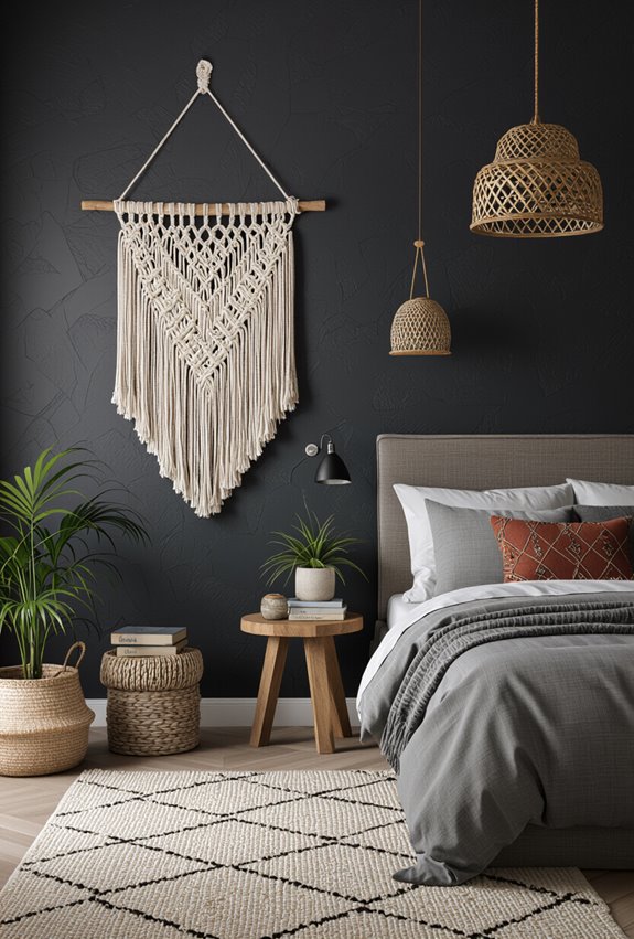 tactile macram softens darkness