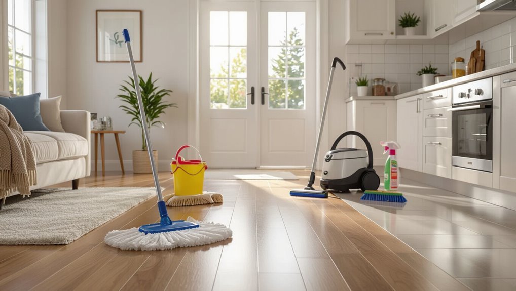 targeted cleaning for floors