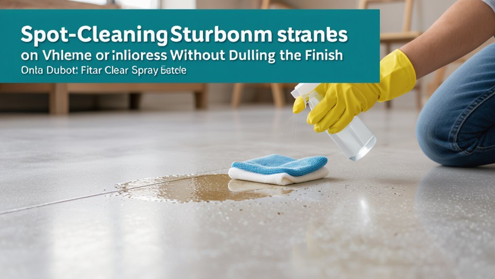 targeted stain cleaning methods