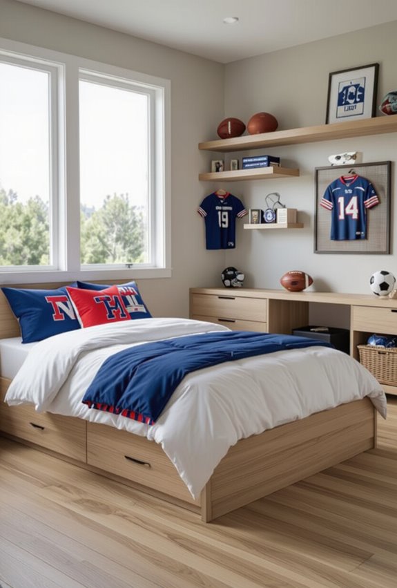 team spirit sports decor