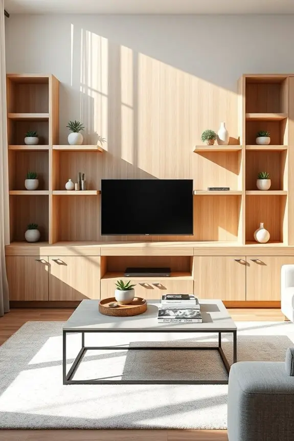 tech friendly charging shelves