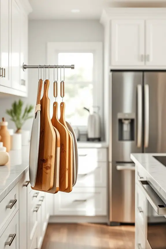 tension rods for organization