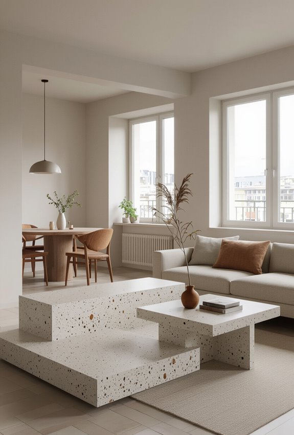 terrazzo and concrete fusion