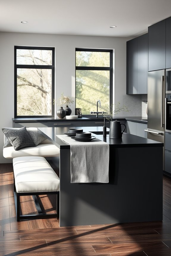 textiles enhance kitchen warmth