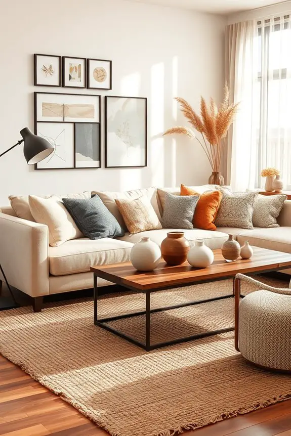 texture contrasts enhance decor