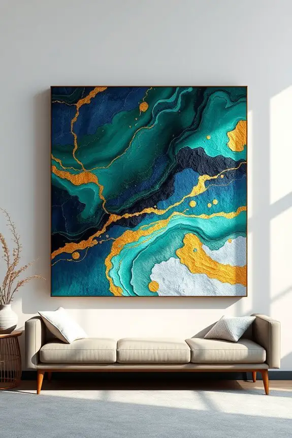 textured art enhances spaces