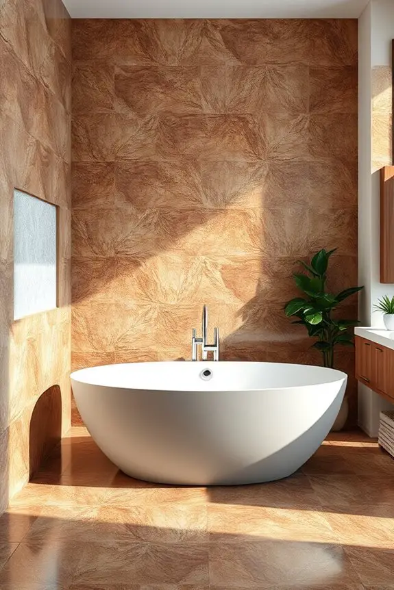 textured brown granite tiles