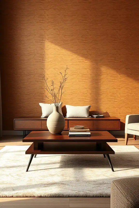 textured brown wallpaper elegance
